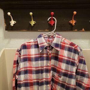 Cruel Girl Western Cowgirl Plaid Shirt Medium